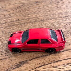 Hot Wheels BMW M3 E30 Die-Cast Toy Car Red 1:64 Scale Collectible Model